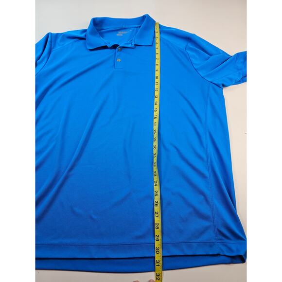 Nike golf tour performance size 2XL blue short sleeve polo Mens XXL casual - Picture 5 of 6